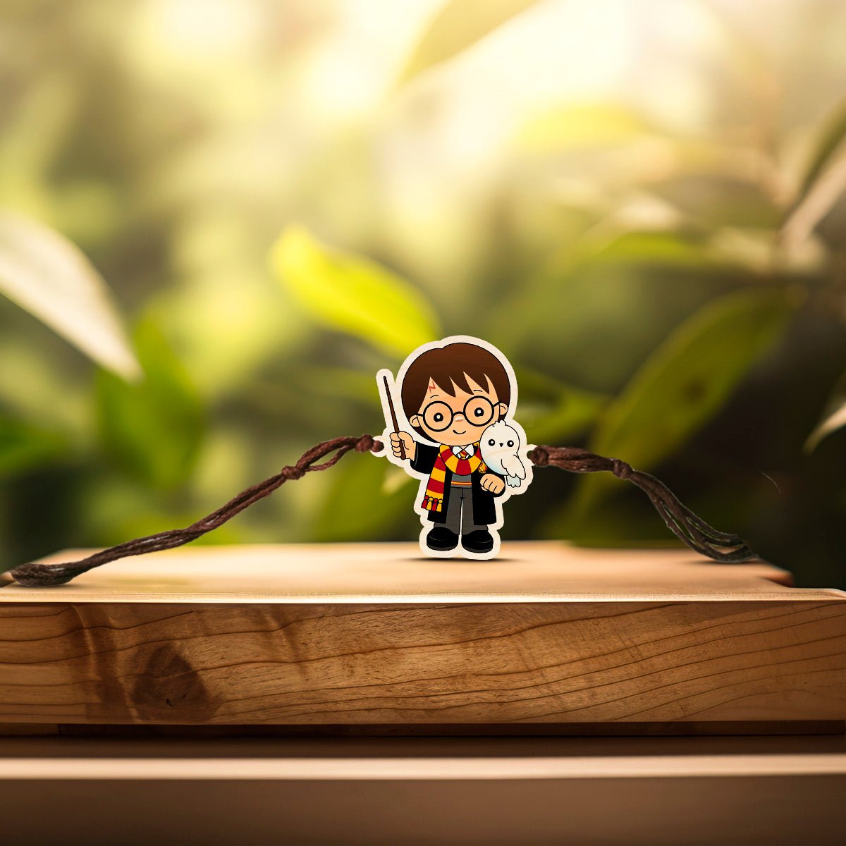 Harry Potter Rakhi – Wooden Wizard Design for Brother - Sblossom