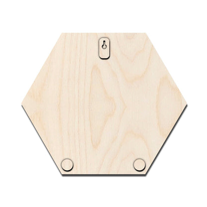 Hexagon Shape Photo Print on Wood – Personalized Pictures - Sblossom