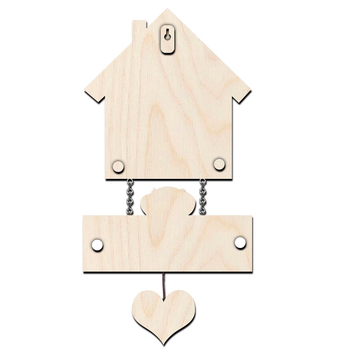 House Family Name Plate – Hanging Set with Pet & Kid - Sblossom