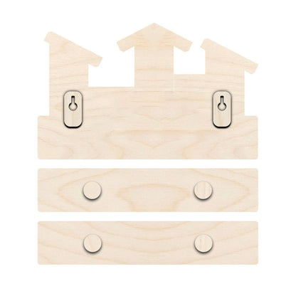House Shape Couple Name Plate – Hanging Houses Panel - Sblossom