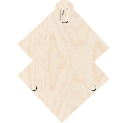 House Shape Name Plate – Diamond Marathi in 3D - Sblossom