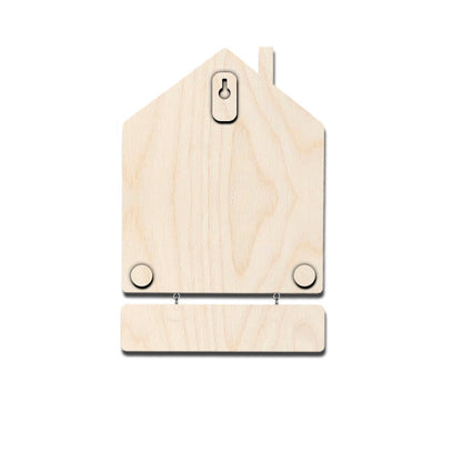 Hut Shape Name Plate – Lovebird Swing for Home Door - Sblossom