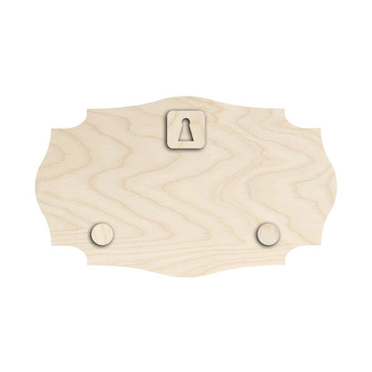 Jai Shree Ram Name Plate – Floral Wood for Main Door - Sblossom