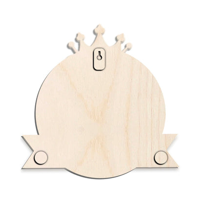 Lion Name Plate for Kids Room — Wooden Crown Cub - Sblossom