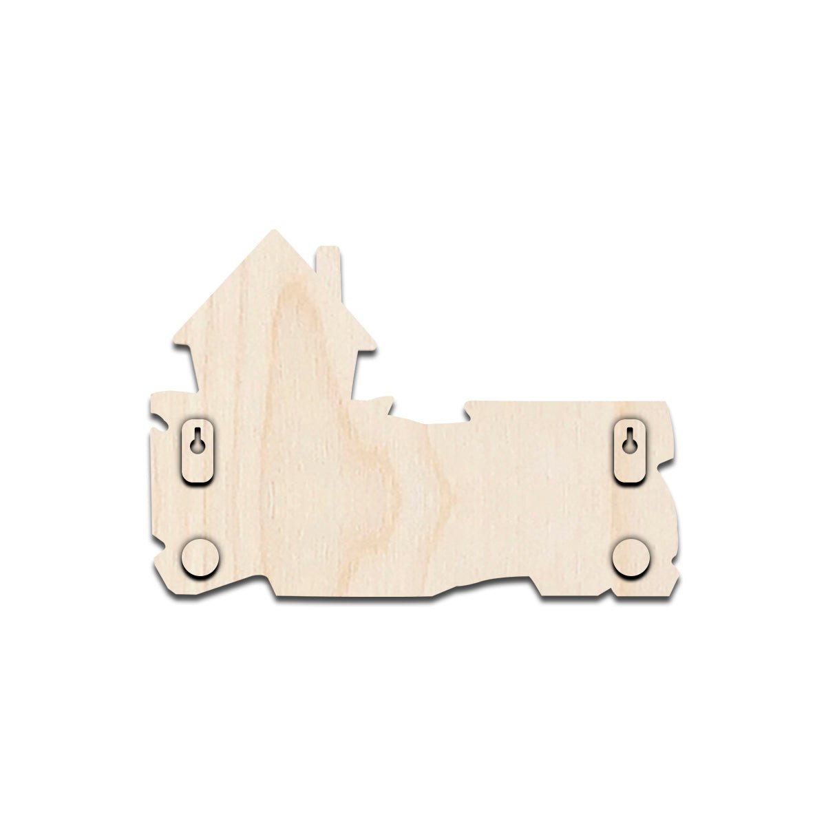 Minimal Custom Wooden Name Plate for Main Door with 3D Name - Sblossom