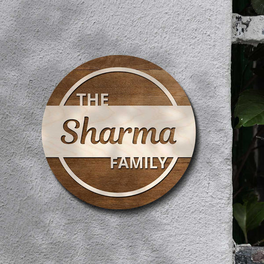 wood name plate for home – modern style wooden 3D letters birch