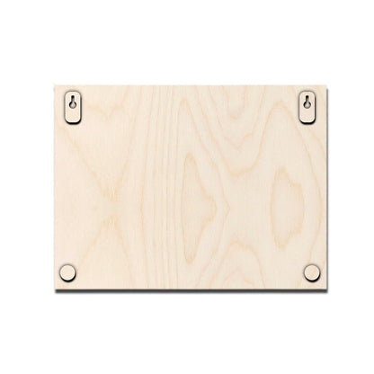 Modern Wooden Name Plate Design in Marathi for Home Door - Sblossom