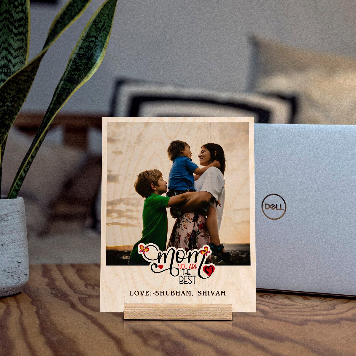 Mother Photo Print on Wood with Personalized Picture - Sblossom