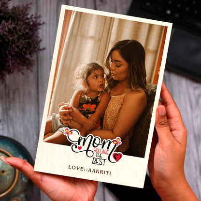 Mother Photo Print on Wood with Personalized Picture - Sblossom