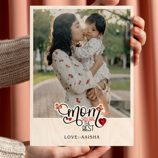 Mother Photo Print on Wood with Personalized Picture - Sblossom