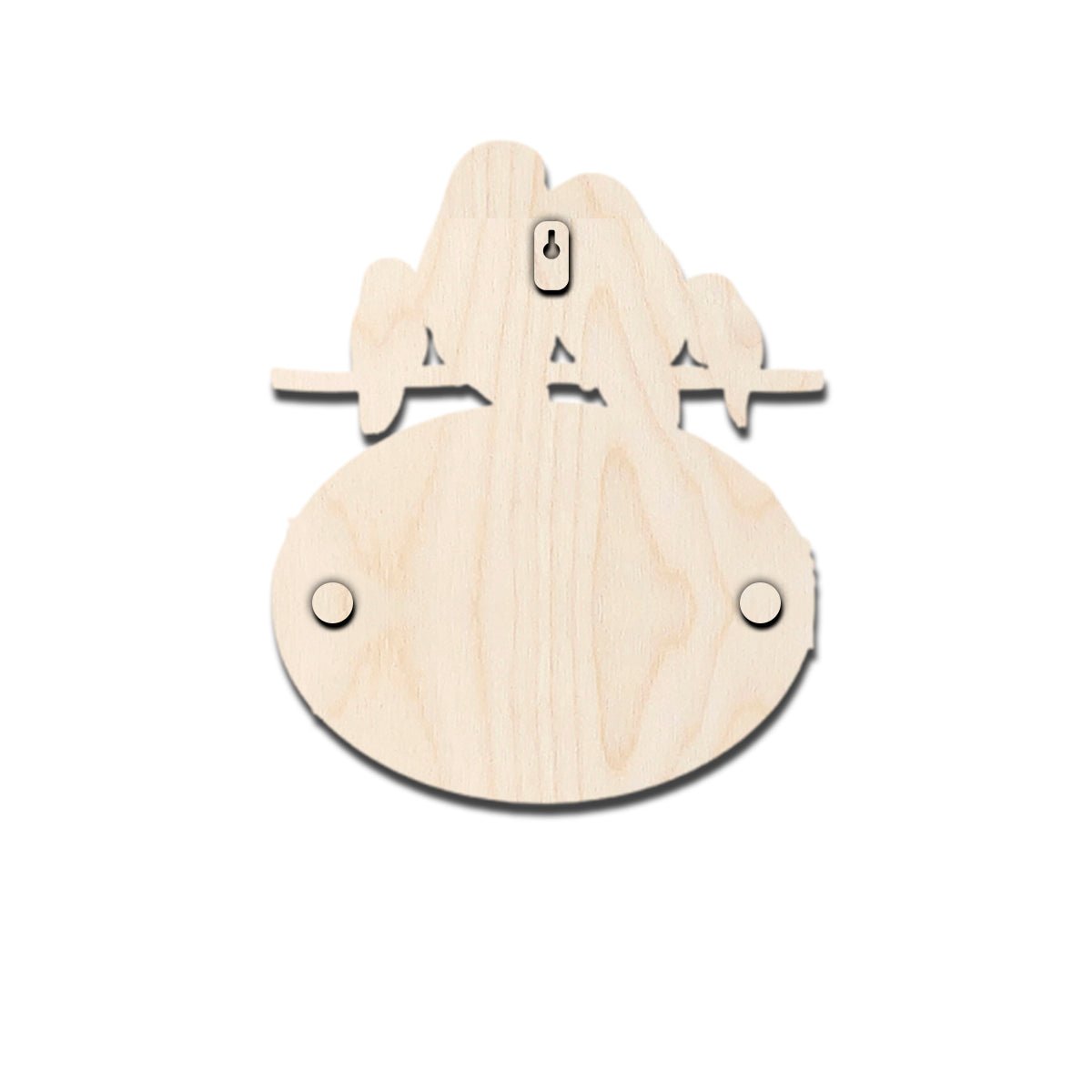 Name Plate for Family of 4 – Love-Bird Branch Cut-Out for Entrance - Sblossom