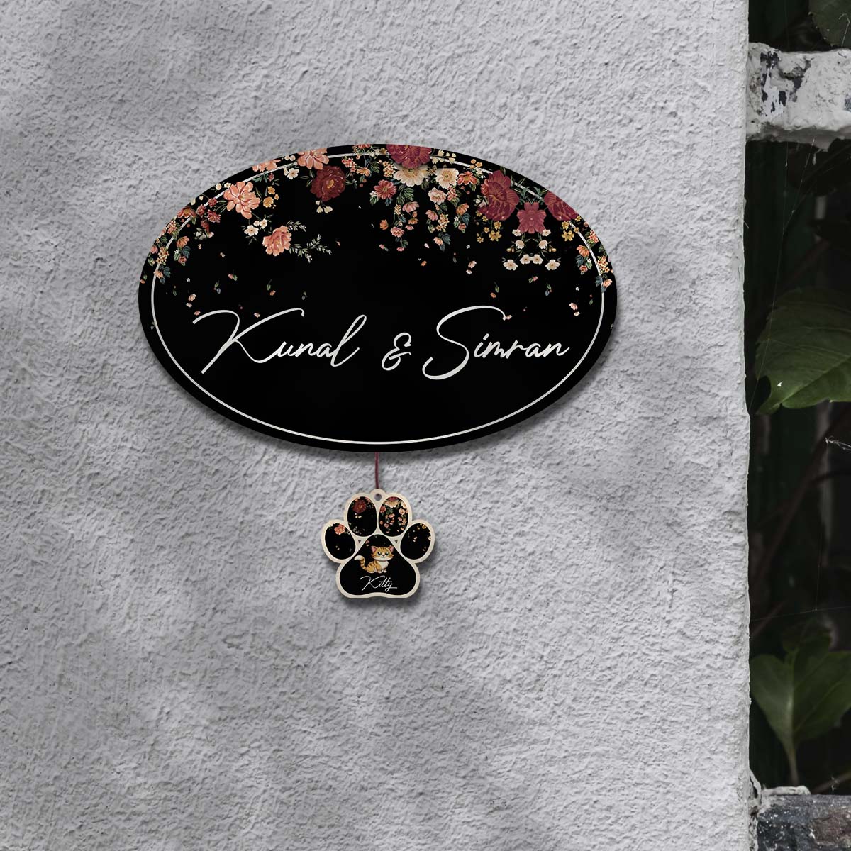 Name Plate with Pet Name | Personalized - Sblossom