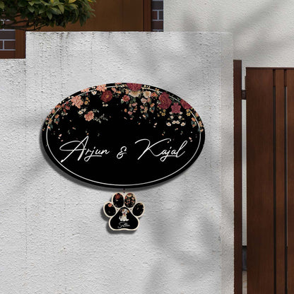 Name Plate with Pet Name | Personalized - Sblossom