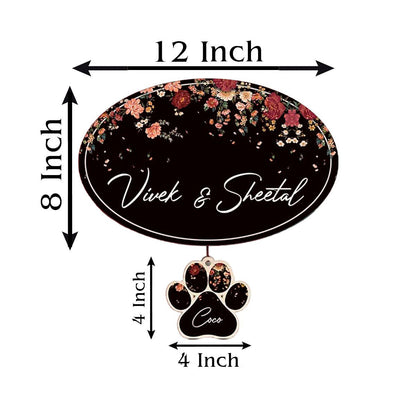 Name Plate with Pet Name | Personalized - Sblossom