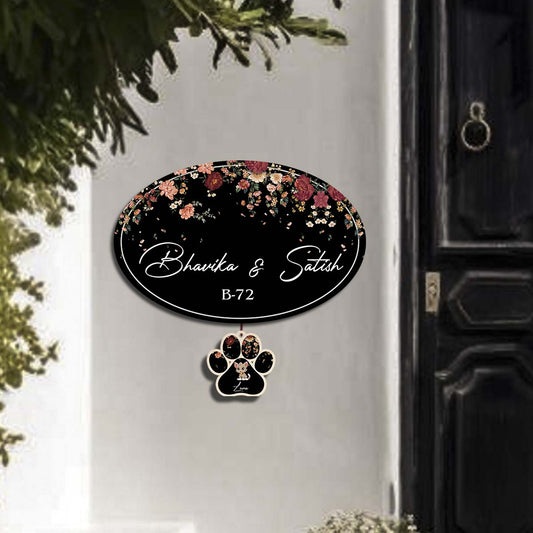Name Plate with Pet Name | Personalized - Sblossom