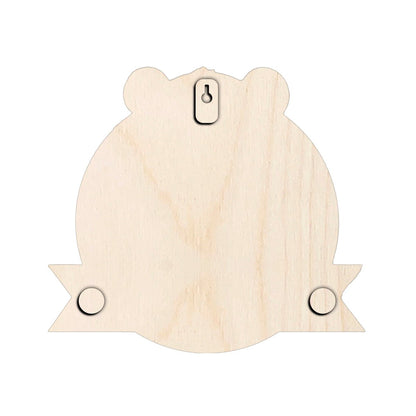Panda Name Plate for Kids Room — Wooden Bamboo Cub - Sblossom