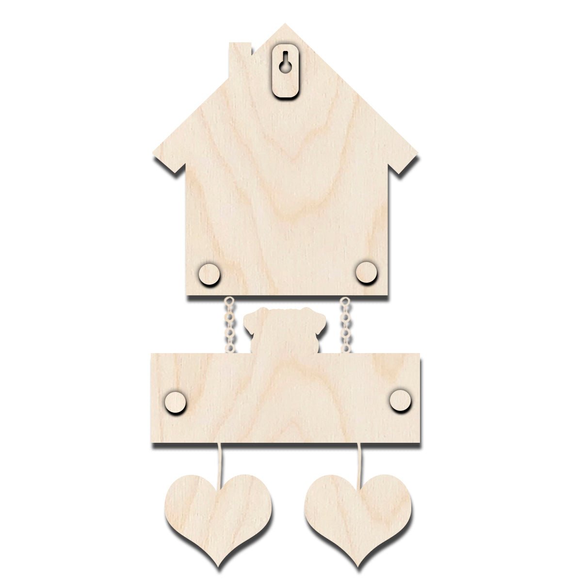 Pet Home Name Plate – Hanging Set with Dog & Kids - Sblossom