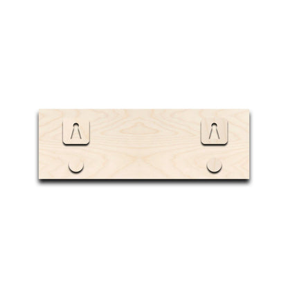 Physio-Icon Doctor Name Plate for Door – Slim - Sblossom