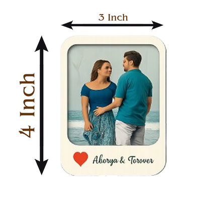 Print on Wood Photo Magnet with Custom Personalized Picture Design - Sblossom