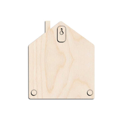 Scrabble Family Hut Name Plate for Home – Walnut - Sblossom