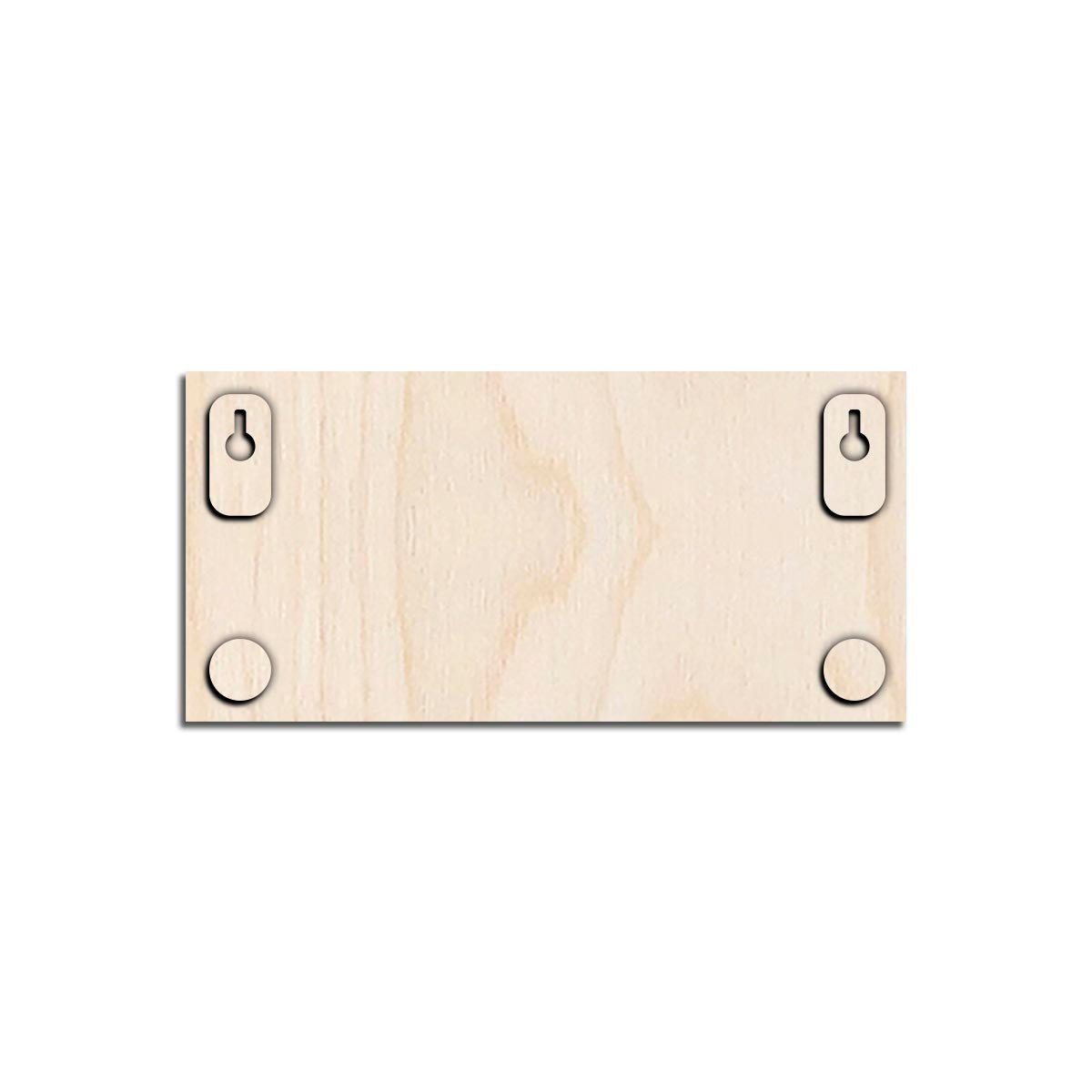 Split-Band Wooden Name Plate Design for Home – Matte-Black - Sblossom