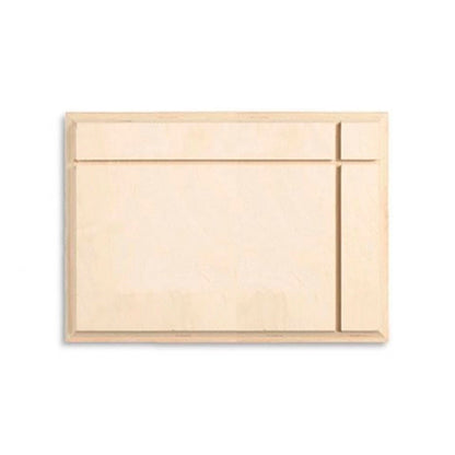 Spring Floral Name Plate for Home — Wooden Birch - Sblossom