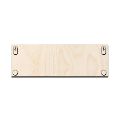 Surname Name Plate Design for Home, 12x4 Inch - Sblossom