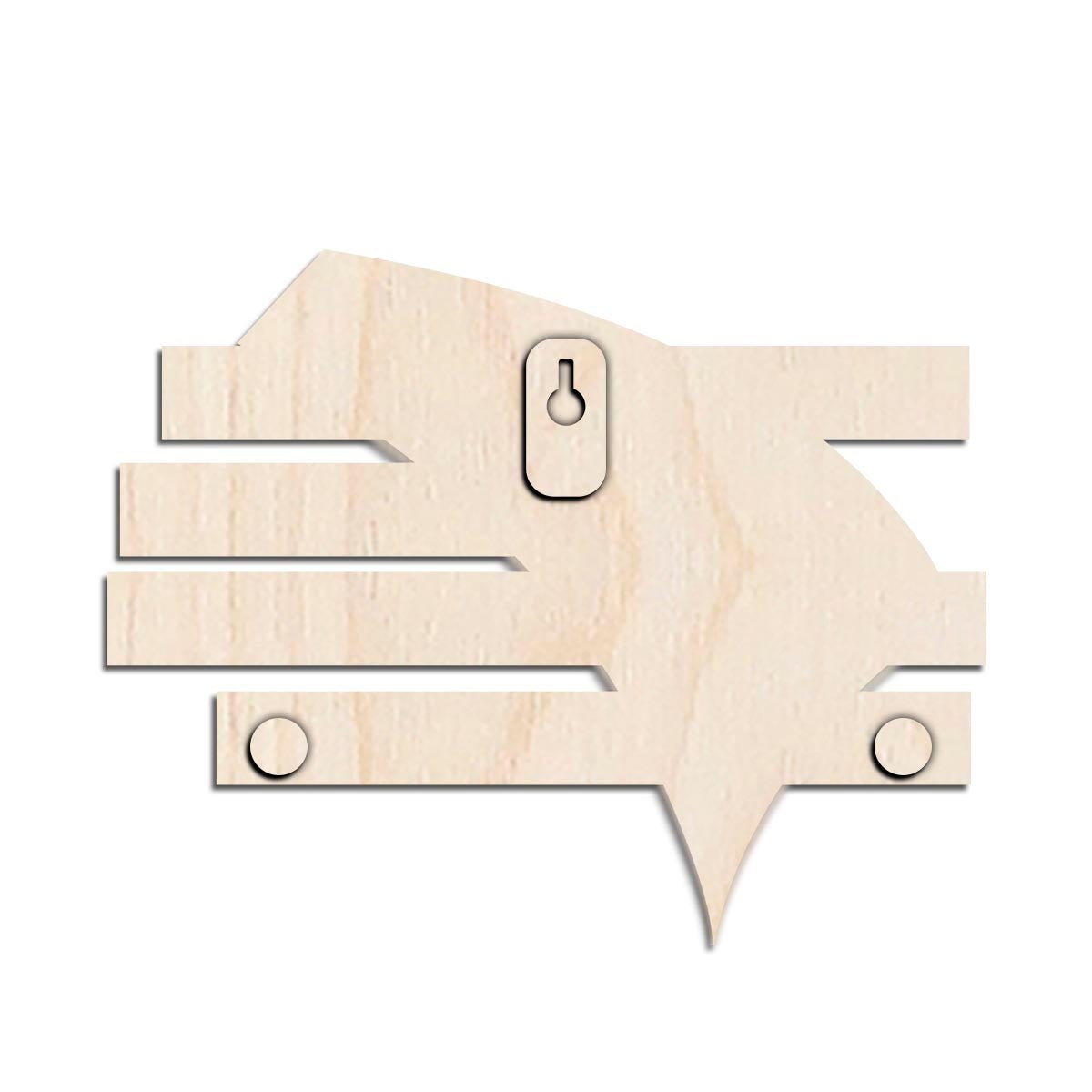 Tick-Shape Wooden Name Plate for House – Marathi - Sblossom