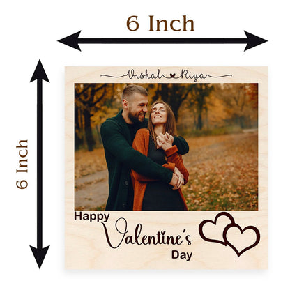 Unique Photo Print on Wood with Personalized Couple Keepsake Design - Sblossom