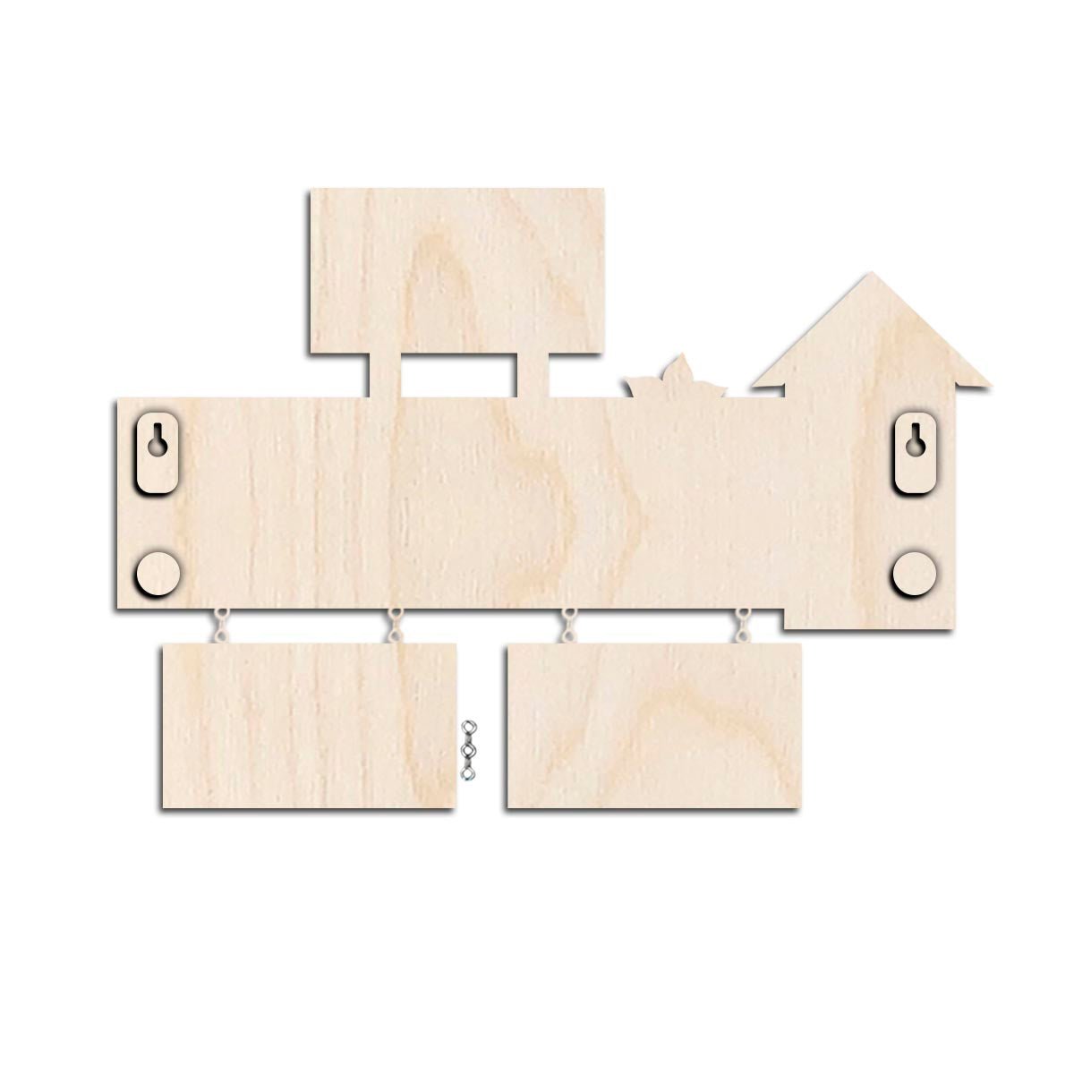 Wall Hanging Name Plate – Multi-Panel Family in 3D - Sblossom