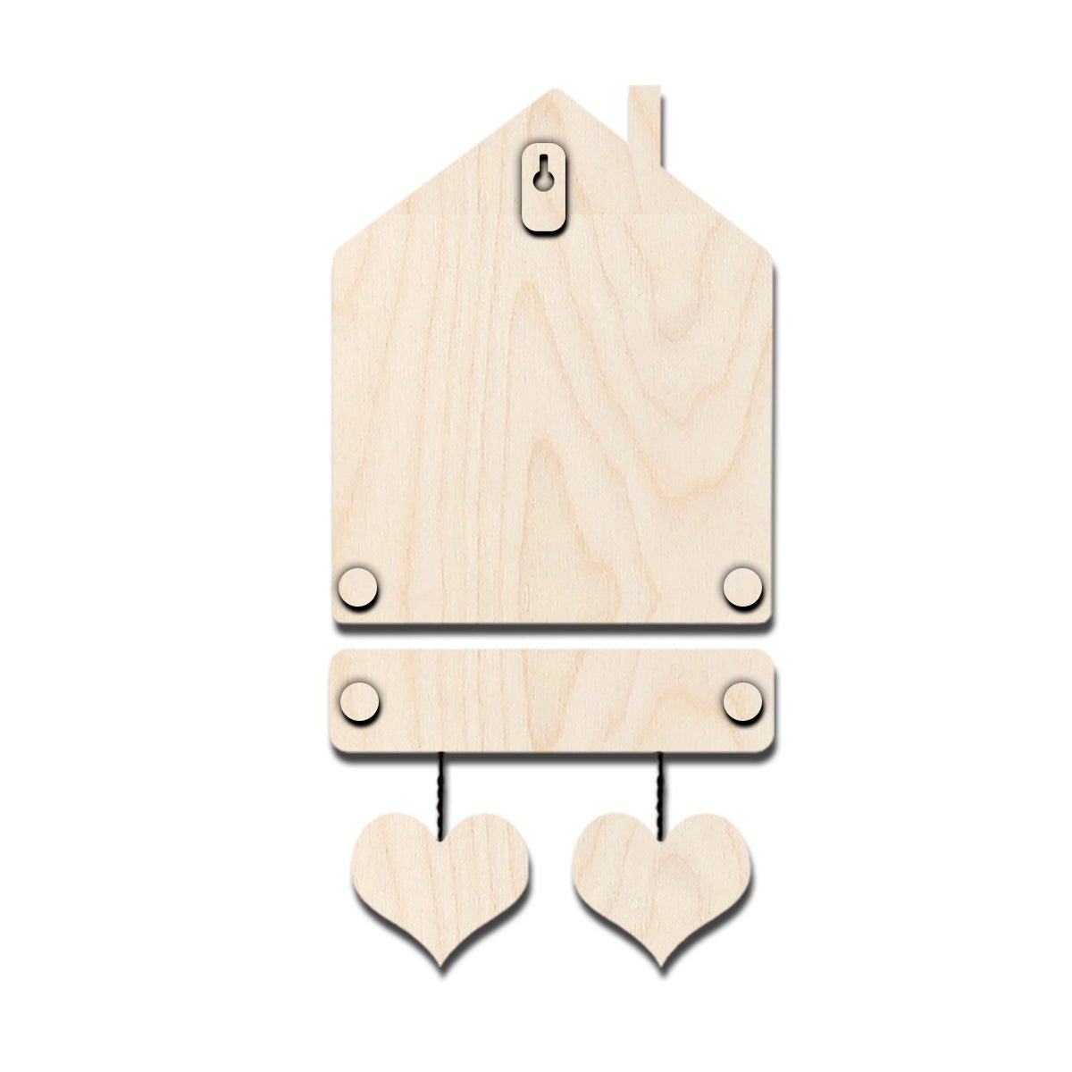 Wall Mounted Hut Shape Kids Name Plate for Home Door - Sblossom