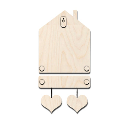 Wall Mounted Hut Shape Kids Name Plate for Home Door - Sblossom
