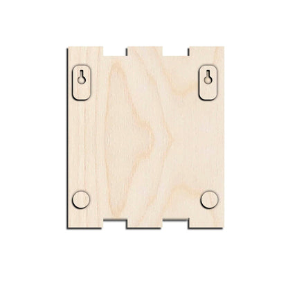 Walnut Circle Home Name Plate for Entrance Door - Sblossom