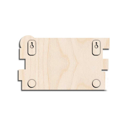 Walnut Wooden House Name Plate Design for Door - Sblossom