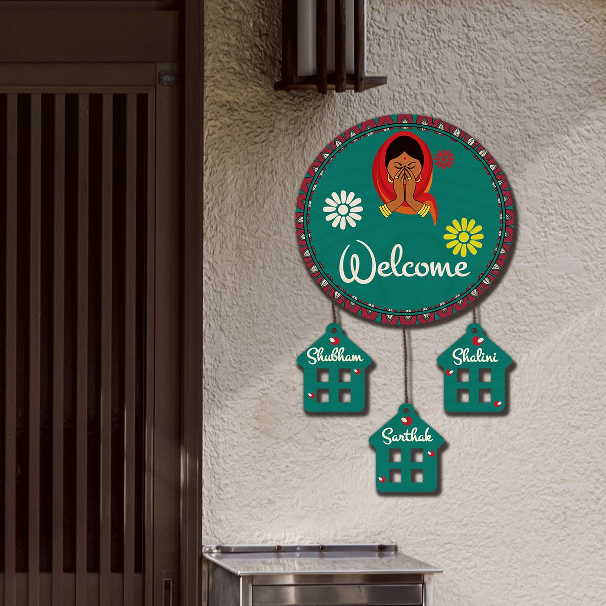 Welcome Name Plate | Personalized - Sblossom