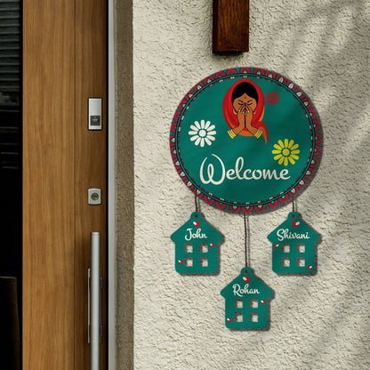 Welcome Name Plate | Personalized - Sblossom