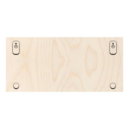 Wooden 3D Name Plate – Couple with Surname Band - Sblossom