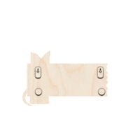Wooden Hindi Name Plate for Home Entrance Door - Sblossom