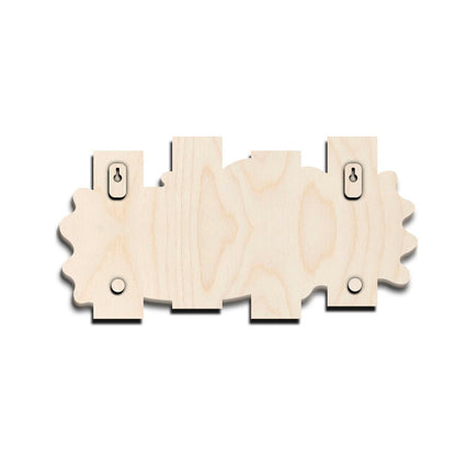 Wooden House Name Plate Design for Home - Sblossom