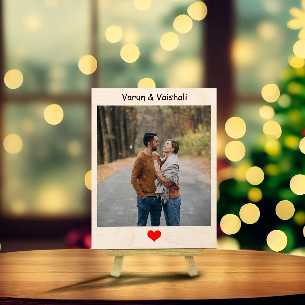 Wooden Photo Print with Stand and Personalized Picture Decor - Sblossom