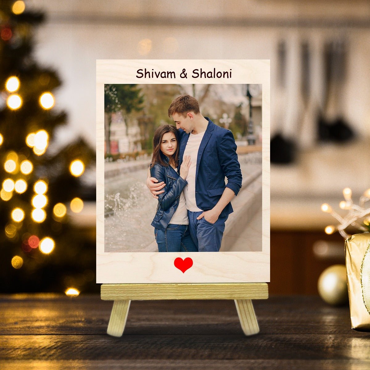 Wooden Photo Print with Stand and Personalized Picture Decor - Sblossom