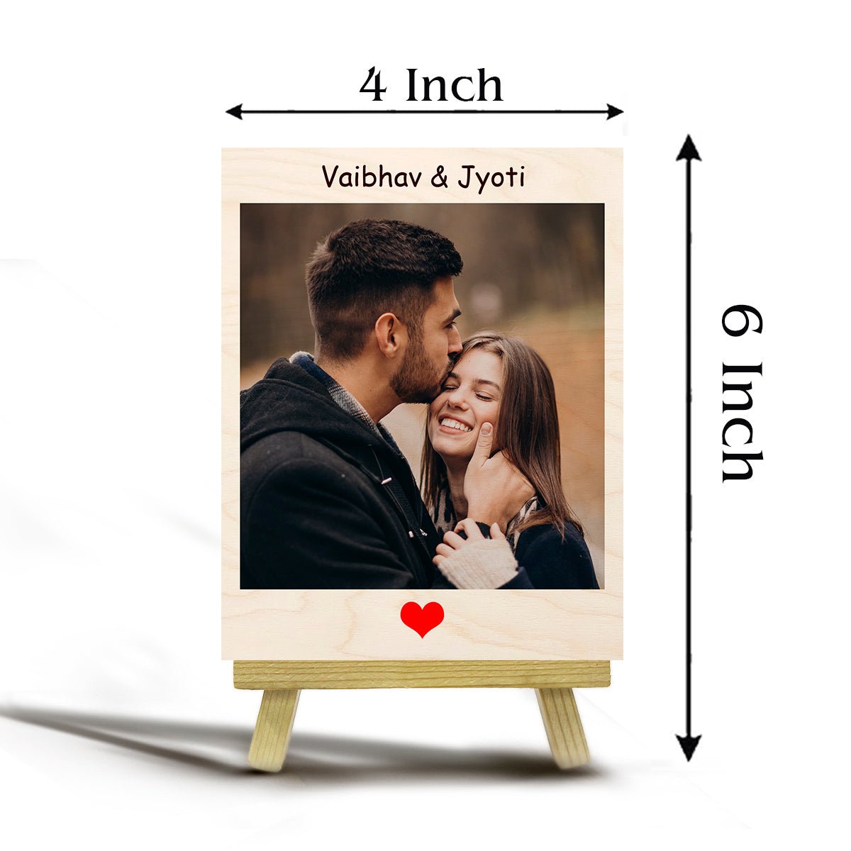 Wooden Photo Print with Stand and Personalized Picture Decor - Sblossom