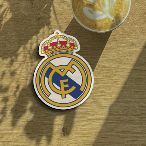 Real Madrid Wooden Fridge Magnet - Image 2