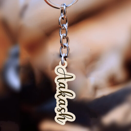 Wooden Name Keychain |Personalized