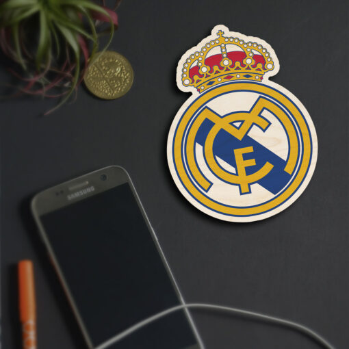 Real Madrid Wooden Fridge Magnet - Image 3