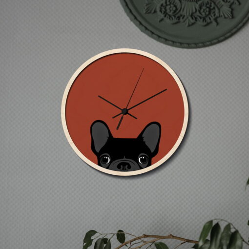 Dog Theme Kids Room Clock - Image 4