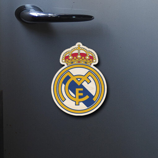 Real Madrid Wooden Fridge Magnet