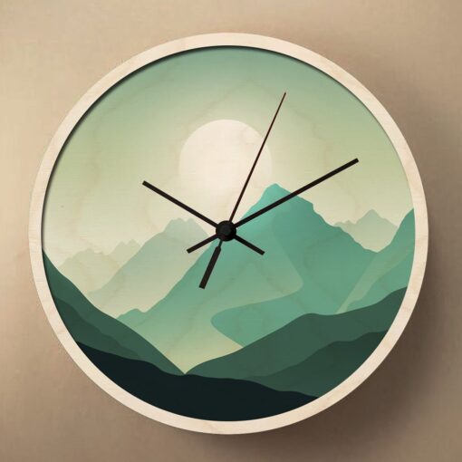 Mountain Theme  Wall Clock - Image 3