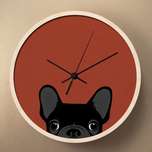 Dog Theme Kids Room Clock - Image 3