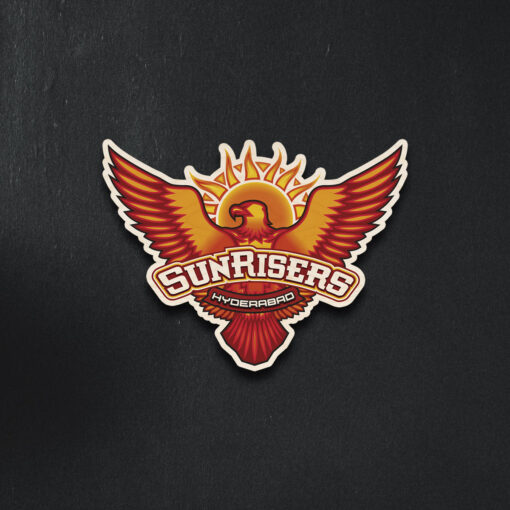 Sunrisers Hyderabad Handcrafted Wooden Crest - Image 4